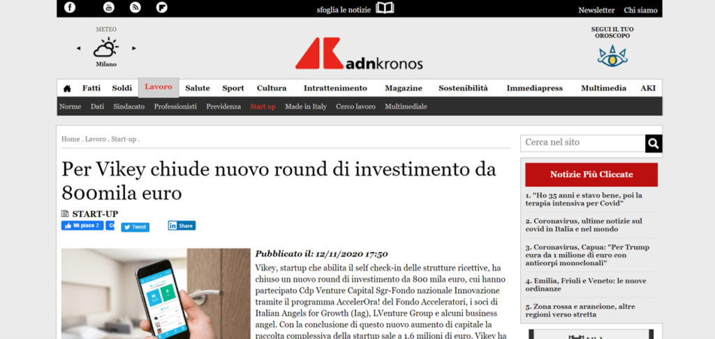 round di investimento
